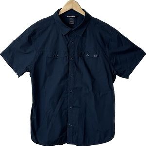 Black Diamond, Short Sleeve Shirt, BLACK, XL, Men's